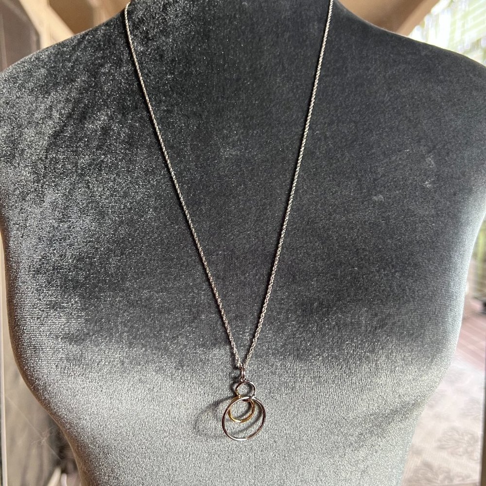 Two Toned Silver and Gold Necklace